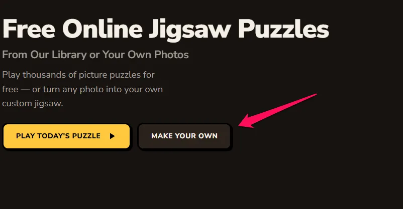 Choosing a picture to turn into a jigsaw puzzle