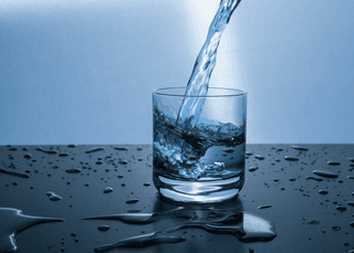 Glass of water jigsaw puzzle