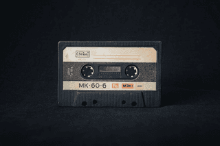 Cassette jigsaw puzzle