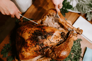 Hot And Sliced Turkey jigsaw puzzle