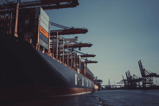 Cargo ship jigsaw puzzle