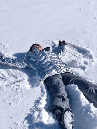 Snow angel jigsaw puzzle