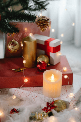 Christmas Presents And Candles jigsaw puzzle
