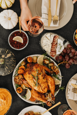 Top View Of A Roasted Turkey jigsaw puzzle