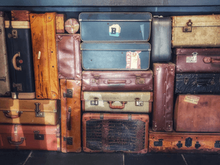 Stacked Luggage jigsaw puzzle