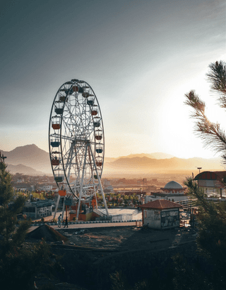 Amusement park jigsaw puzzle