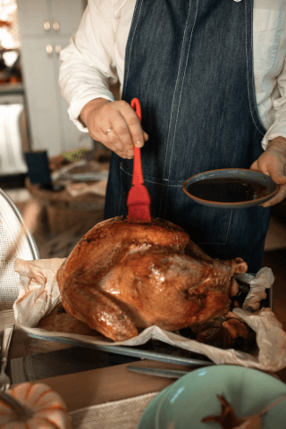 Marinating The Turkey jigsaw puzzle