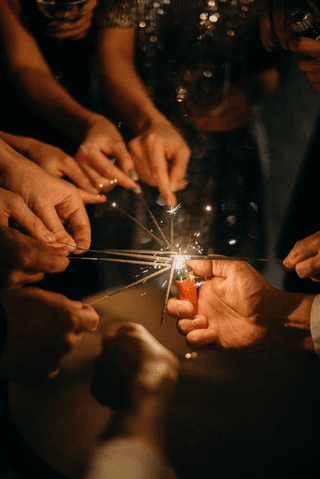 New Years Sparklers jigsaw puzzle
