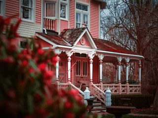 Pink Victorian House jigsaw puzzle
