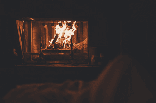 Fireplace jigsaw puzzle