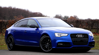 Blue audi jigsaw puzzle
