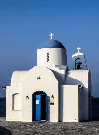 Small White Church jigsaw puzzle