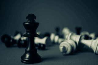 Chess pieces jigsaw puzzle