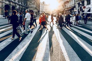 People Crossing The Street jigsaw puzzle