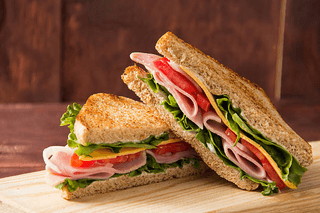 Ham sandwich jigsaw puzzle