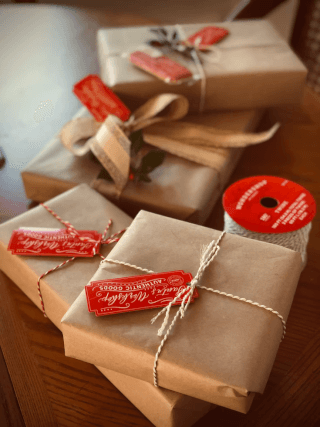 Presents With Brown Wrappers jigsaw puzzle