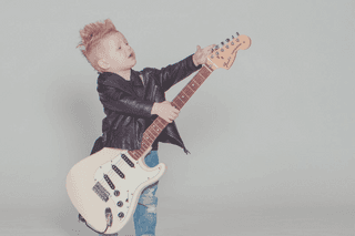 Guitar kid jigsaw puzzle