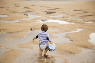 Playful child jigsaw puzzle