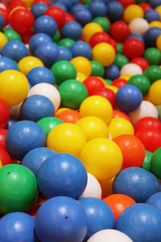 Ball pit jigsaw puzzle