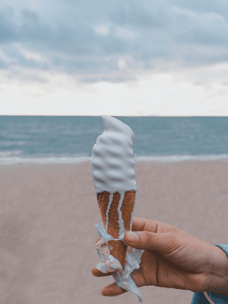 Vanilla ice cream swirl jigsaw puzzle