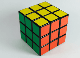 Rubik's cube jigsaw puzzle