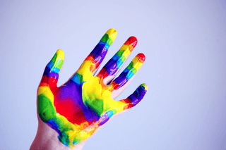 Colorful Hand jigsaw puzzle
