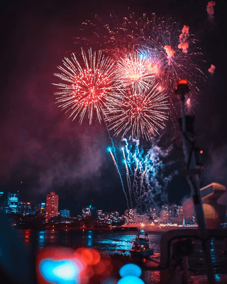 Colorful Fireworks jigsaw puzzle