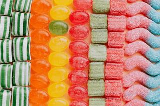Sugary candy jigsaw puzzle
