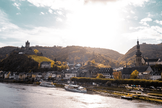 Moselle River and Cochem Town jigsaw puzzle