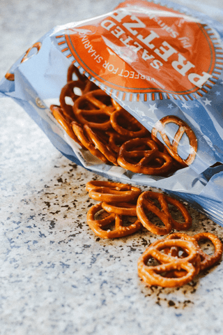 Bag of pretzel jigsaw puzzle