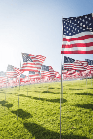 Flag of America Memorial Day jigsaw puzzle