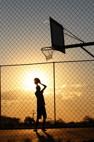 basketball silhouette jigsaw puzzle