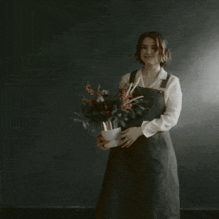 Woman With Flowers jigsaw puzzle