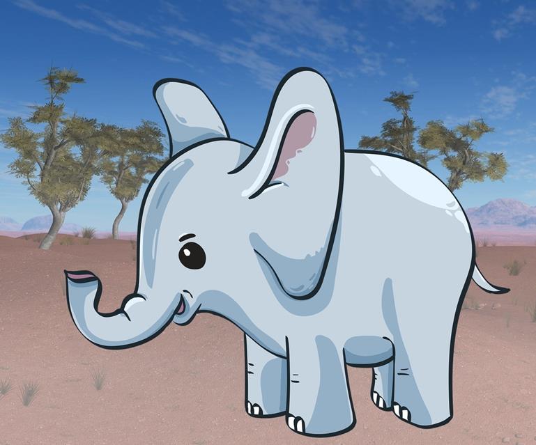 Baby Elephant  jigsaw puzzle