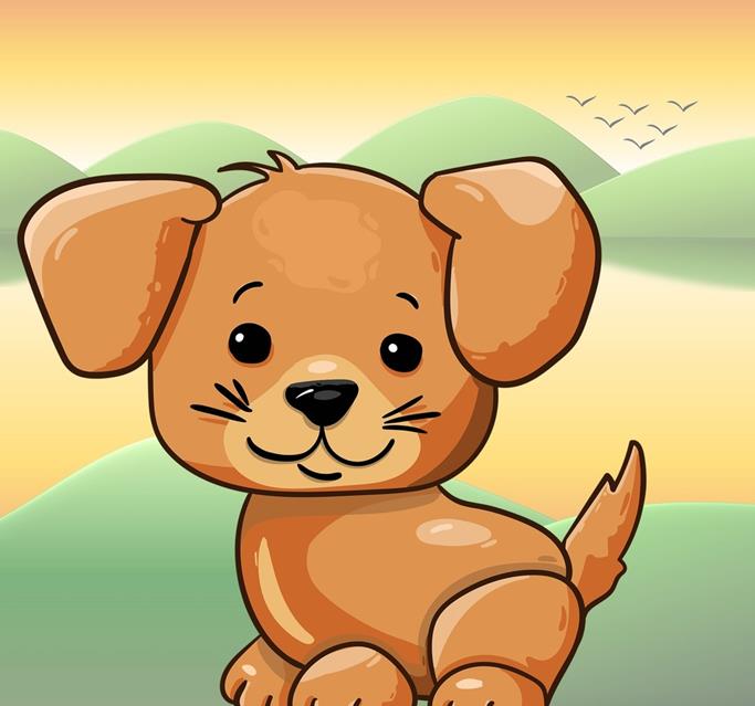 Brown Dog jigsaw puzzle