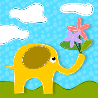 Yellow Elephant jigsaw puzzle