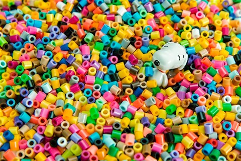 Snoopy with Beads jigsaw puzzle