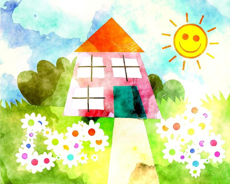 Watercolor House jigsaw puzzle
