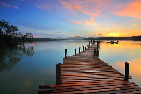 Blue Sky Sunset jigsaw puzzle