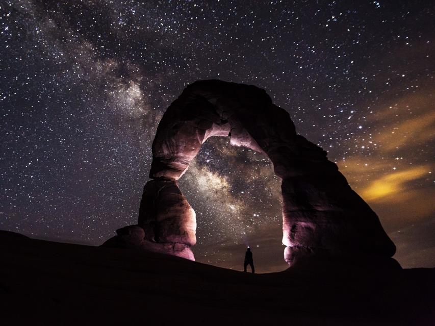 Delicate Arch At Night Stars jigsaw puzzle