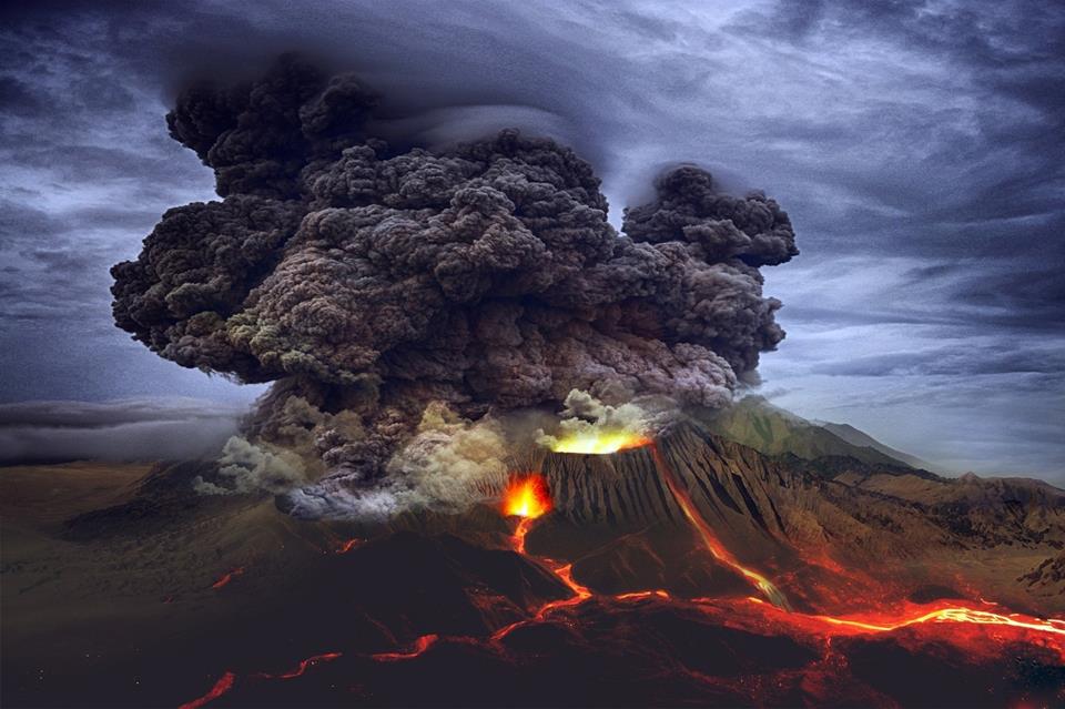 Erupting Volcano jigsaw puzzle