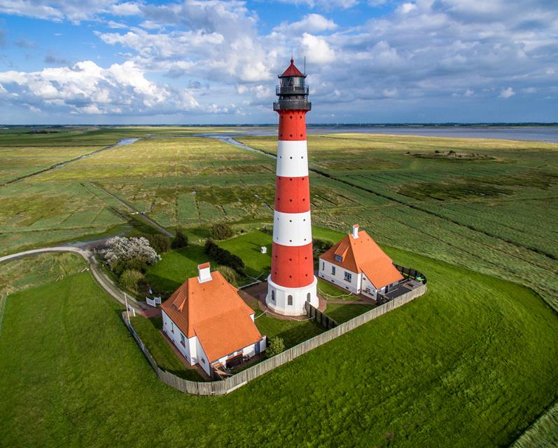 Lighthouse In Westerheversand jigsaw puzzle