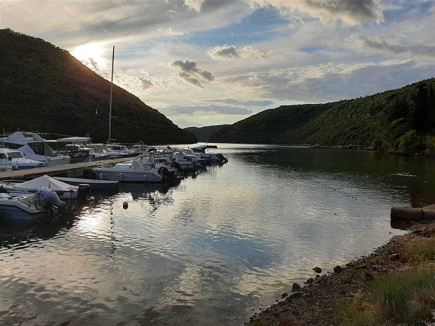 Sunset Fjord Croatia jigsaw puzzle