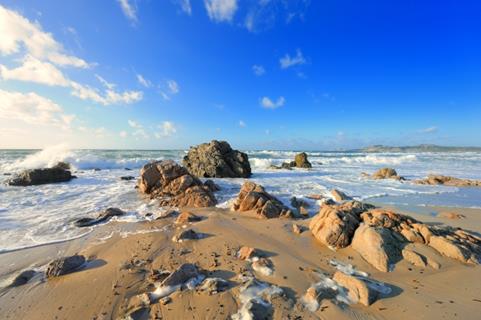 A Shore With Scattered Rocks jigsaw puzzle