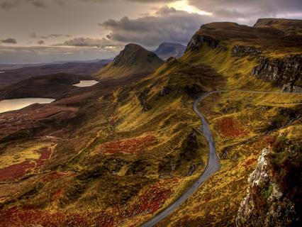 Landscapes Of Mountains Road And Valleys jigsaw puzzle