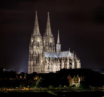 Collogne Cathedral At Night jigsaw puzzle