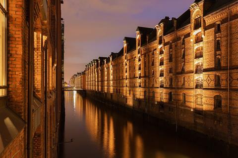 Hamburgs Speicherstadt At Night jigsaw puzzle