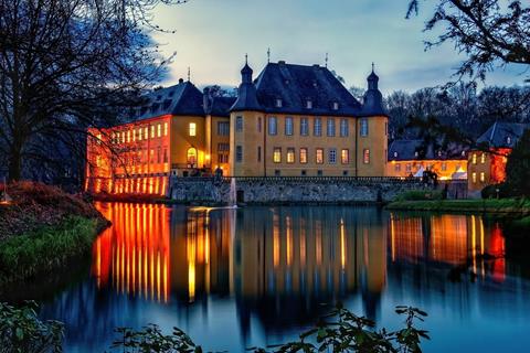 Moated Castle Reflection jigsaw puzzle