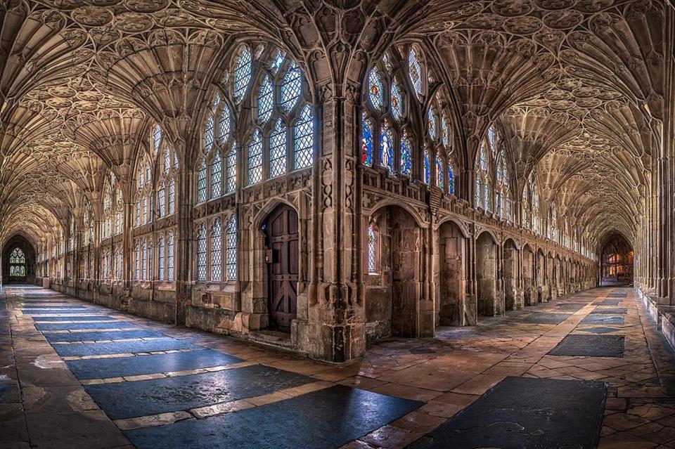 The Cloisters At Gloucester Cathedral jigsaw puzzle