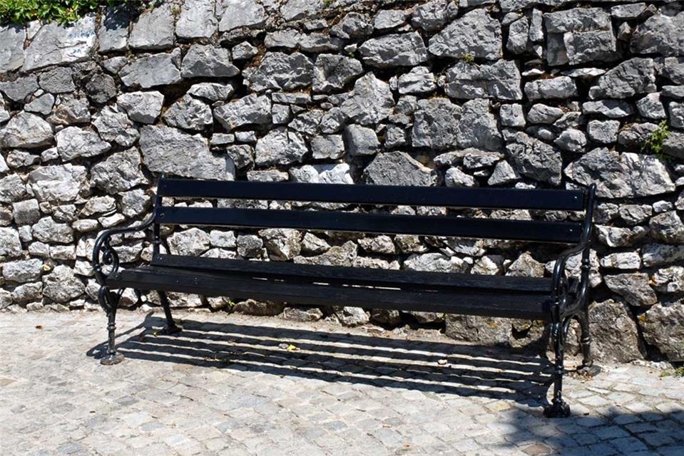 Black Metal Bench jigsaw puzzle